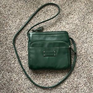 Real authentic leather bag, cross body